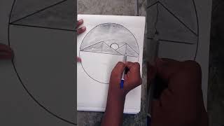 Very easy circle sketch drawing veri easy and simple [upl. by Gilberta]