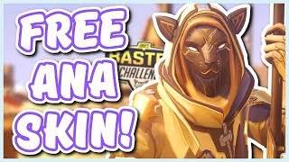 Overwatch  HOW TO UNLOCK ANAS FREE BASTET SKIN [upl. by Buiron]