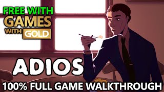 Adios  100 Full Game Walkthrough  All Achievements Games with Gold  Easy 1000 Gamerscore [upl. by Ytirahc]