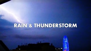 EPIC THUNDERSTORM amp RAIN  Powerful Lightning storm with Heavy Rain for Sleeping [upl. by Auqenwahs776]