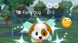 I caught a BadDog Guy Fairy Shiny 🤔 Pokemon go [upl. by Nance]