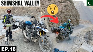 Almost Fell Down from the Dangerous Shimshal Valley Road 🇵🇰 EP16  North Pakistan Motorcycle Tour [upl. by Repinuj82]