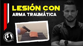 Lesion con arma traumática [upl. by Aneez]