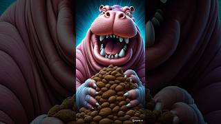 If you see Hippo Pooping Run Away shorts animals [upl. by Aninat]