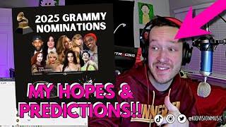 THE GRAMMY NOMINATIONS Reaction amp Predictions [upl. by Hsivat]