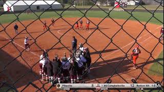 Campbellsville softball vs Pikeville Four walk off home runs [upl. by Drageruaeb422]