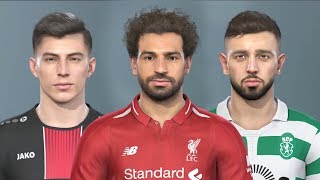 PES2019  All New and Updated Faces [upl. by Mccarthy]