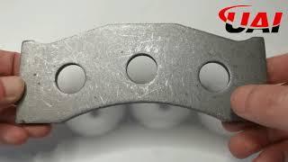 Modified Car Brake Pads Backing Plates amp Refitted Car Brake Pads Backing Plates [upl. by Caldeira]