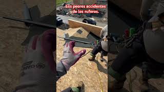 construction roof roofing roofer usa humor contruccion viralvideo skate roofinglife [upl. by Fidel]