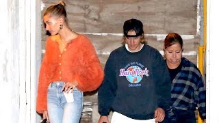 EXCLUSIVE  Justin Bieber Suffers Twitching Attack And Pulls Over As Hailey Looks Concerned [upl. by Johnsten]