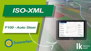 Sveaverken F100 Auto Steer  ISOXML Import [upl. by Bradstreet598]