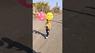 Balloon prank 🌠🎈youtubeshorts shortvideo ytshorts babyanaya [upl. by Ahsam233]