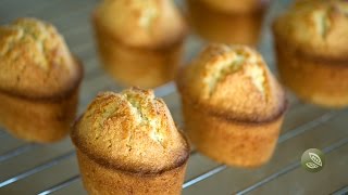 Julie Goodwin cooks Lemon Syrup Friands  with a little help [upl. by Bracci]