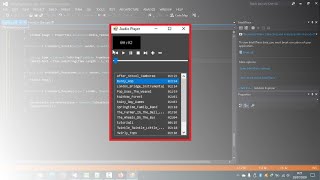 Belajar Membuat Audio Player Dengan WMPLIB  C  Visual Studio [upl. by Neema]