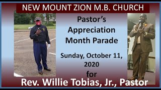 Pastors Appreciation Parade Oct 11 2020 Leave your comments Hit the like thumbs up button [upl. by Repsihw586]