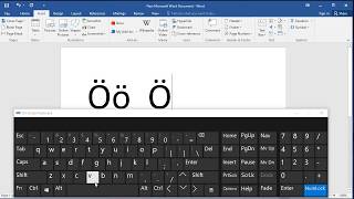 How to type letter O with Diaeresis two dots in Word How to Put Double Dots Over a Letter [upl. by Hightower]