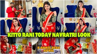 KITTO RANI TODAY NAVRATRI LOOKVLOG2090HAPPY NAVRATRIAMIT KITTO JAISWAL [upl. by Shiekh]