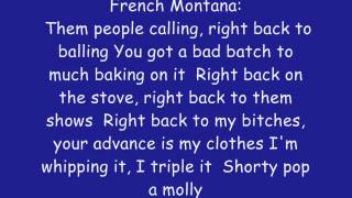 Chief Keef  Diamonds Feat French Montana Lyrics [upl. by Amekahs686]