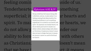 Being tender hearted means you can feel love Ephesians4 scripture verseoftheday feellove love [upl. by Laural]