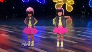 Zony and Yonys Cute Dance at Ellen Degeneres Show [upl. by Margaretta]