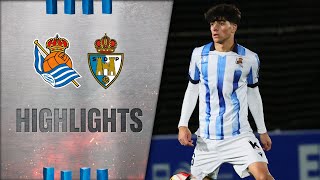 HIGHLIGHTS  1ª RFEF  J15  Sanse 12 SD Ponferradina  Zubieta  Real Sociedad [upl. by Alyam]