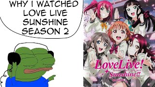 Why I watched Love Live Sunshine Season 2 Through all the cheese and filler theres greatness [upl. by Duhl]