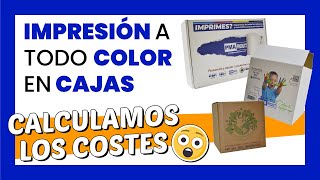 🏆 AVERIGUA COSTE de imprimir CAJAS de cartón DESDE 1 UNIDAD¡¡¡ Impresora de PACKAGING PRINTBOX VERSA [upl. by Ydde337]