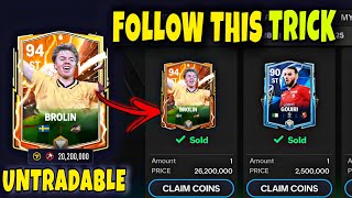 How to Sell UNTRADABLE Players in FC Mobile  FC Mobile Free Coins Trick 🤑 [upl. by Lenes]