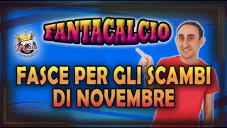 CONSIGLI FANTACALCIO  NUOVE FASCE per SCAMBI di NOVEMBRE  ANALISI E CONSIGLI di 100 GIOCATORI [upl. by Aikcin]