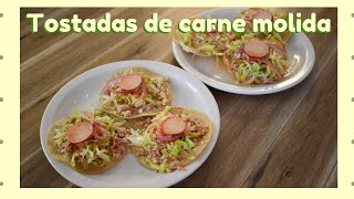 Tostadas estilo sopitos colimenses  NutriApple [upl. by Alyakcim]