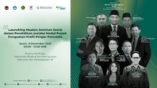 Launching Modul Projek Penguatan Profil Pelajar Pancasila Muatan Jaminan Sosial [upl. by Mareld]