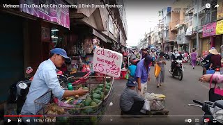 Vietnam  Thu Dau Mot City Discovery  Binh Duong Province [upl. by Josefina]