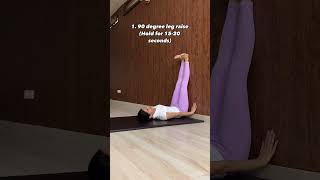 0 4 Stretch Wall assisted 90 degree cobra pose table pose [upl. by Gnirol]