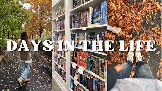 Days In The Life  laid back fall days bookstore target haul and time at home [upl. by Twelve]