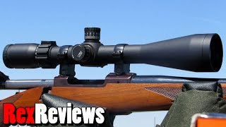 Sightron STAC 420x50 w MOA reticle  Rex Reviews [upl. by Nebur]