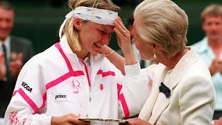 Jana Novotna on Wimbledon defeat and the Duchess of Kents comforting words  archive video [upl. by Lustick]