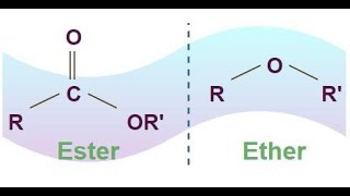 DIFFERENCE BETWEEN ESTERS AND ETHERS jhwconcepts711 [upl. by Mancino]