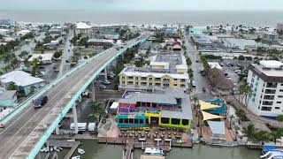 Fort Myers Beach Drone Footage Today 4K HD Aerial View Live Cam 8524 [upl. by Hartill]