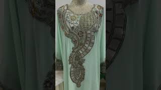 trending shortvideo dress kaftan fashion hand [upl. by Omsoc]