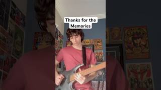 Thanks for the memories Fall out boy thanksforthememories falloutboy guitar guitarcover music [upl. by Almena]