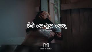 Himi Nowuna Nethu  හිමි නොවුන නෙතු Slow amp Reverb [upl. by Hakaber]