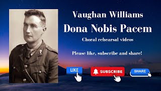 Vaughan Williams Dona Nobis Pacem 2  1 staff  alto [upl. by Gerhardt]