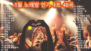 2024년 1월 노래방 인기차트 트로트 1위부터 40위까지  회룡포 천년바위 바람길 님이여 그 겨울의 찻집 여인의 눈물 떠나는 남아 상사화 [upl. by Oiratnom]