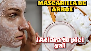 Cómo hacer crema de Arroz Coreana para la Cara [upl. by Ennoval357]