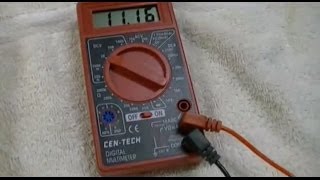 Harbor Freight  CenTech 7 Function Digital Multimeter Review [upl. by Merell224]