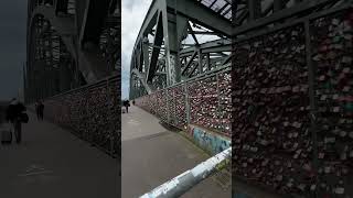 Love lock bridges köln germany [upl. by Anomor]