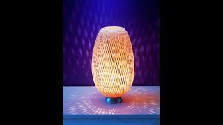 IKEA  Table Lamp  BÖJA  Handmade Bamboo  4k [upl. by Lolanthe117]