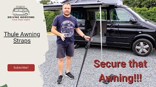 Keep it secure Campervan Awning tie down kit on our VW California [upl. by Alburga]