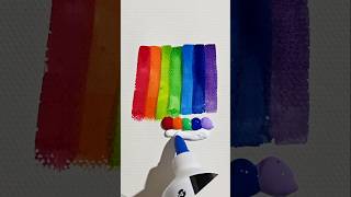 lovely rainbow satisfying asmr colormixing painting [upl. by Nitsreik459]