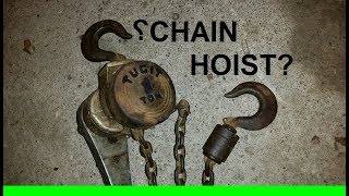 Rusty Tool Revival  1 Ton Tugit Chain Hoist [upl. by Keffer]